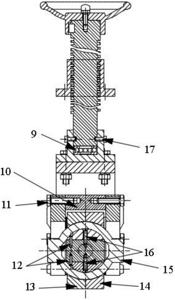 Double-curvature plate roller bending forming device