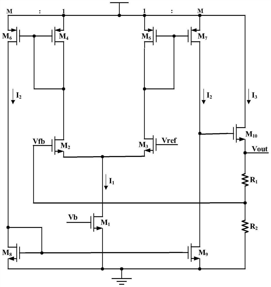 Low-power-consumption high-transient-response low-dropout linear regulator without off-chip capacitor