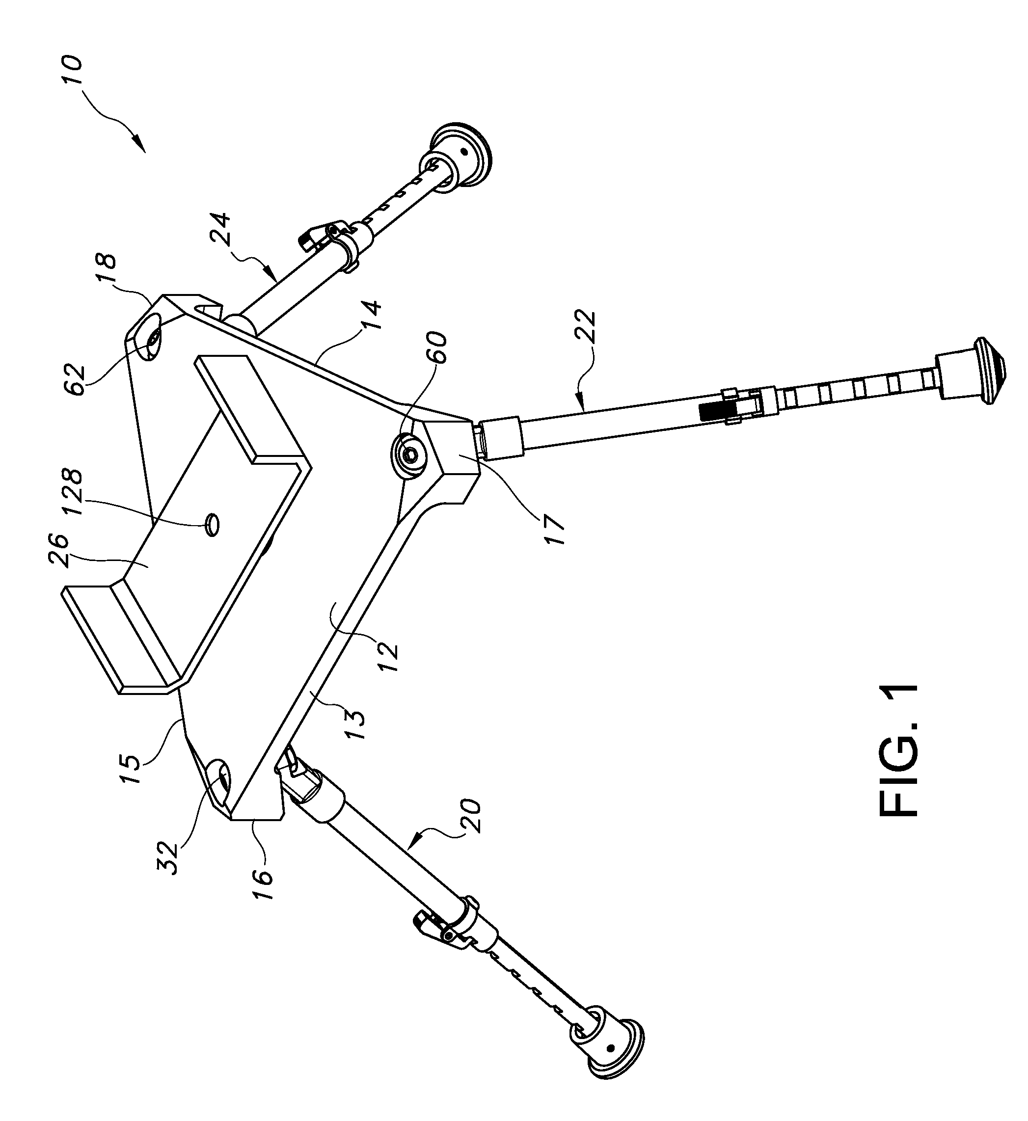 Tripod mount and clamp assembly