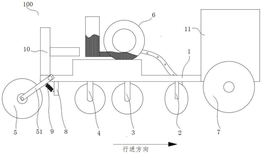 Agricultural seeding machine