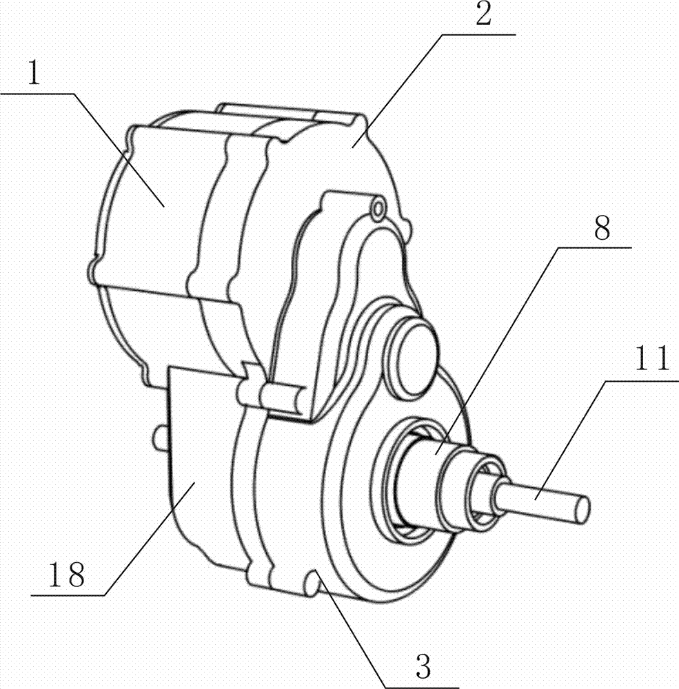 Drive device of electric motor car