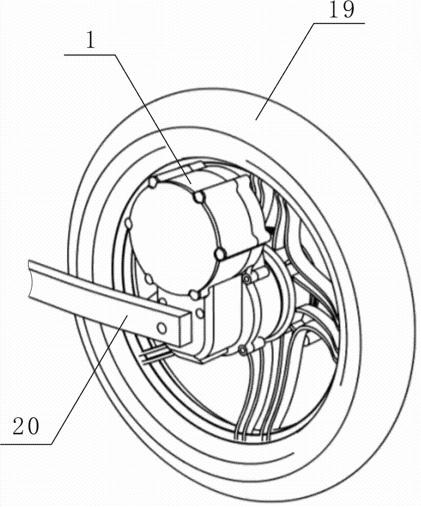 Drive device of electric motor car