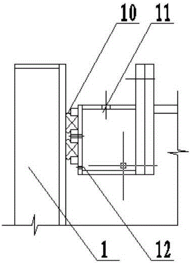 A screw conveying device for metal pellets used in high temperature environment