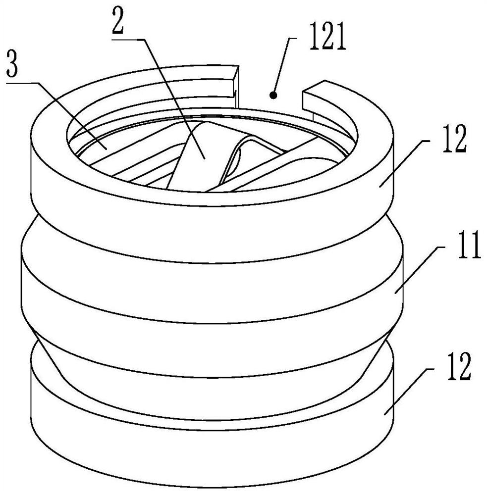 A reed type low board spacing elastic radio frequency connector