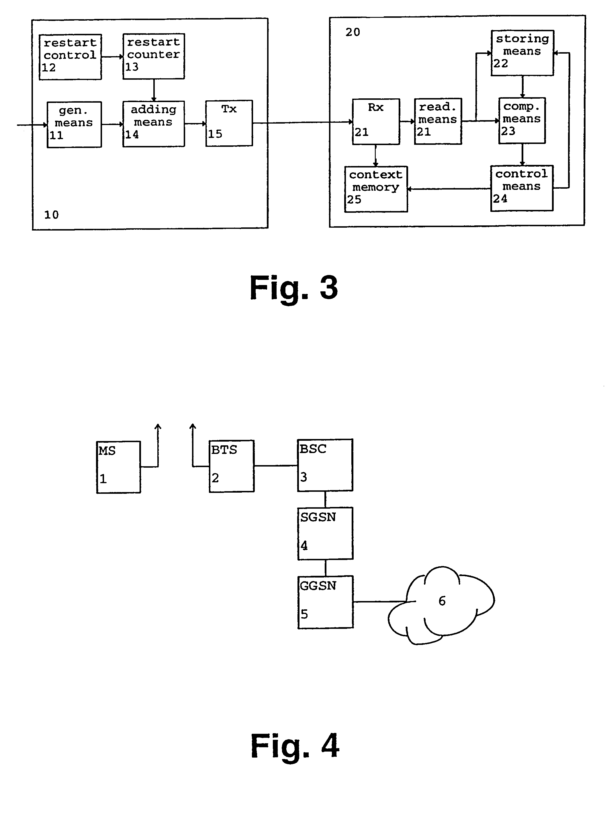 Method and system for restoring a subscriber context