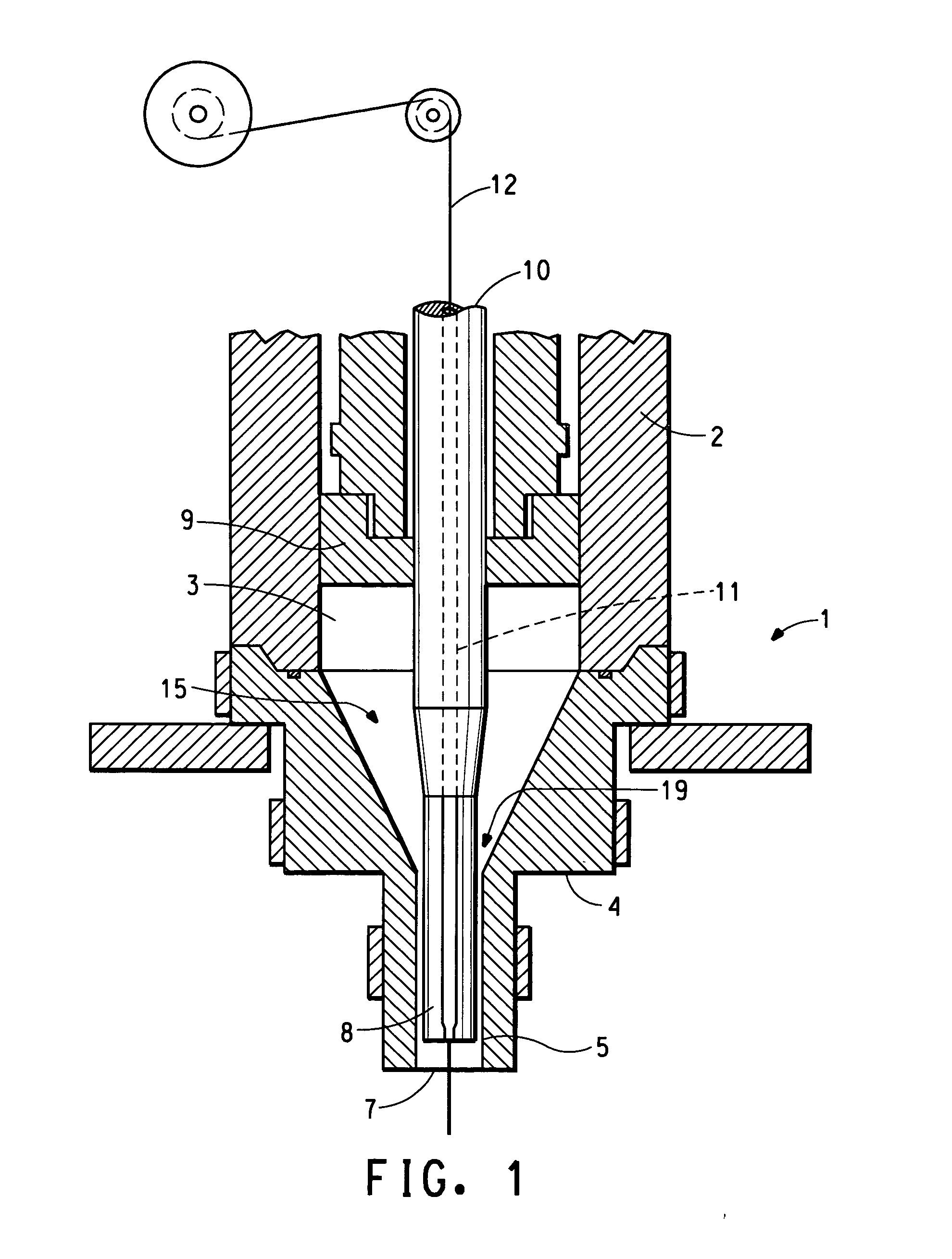 Paste extruded insulator with air channels