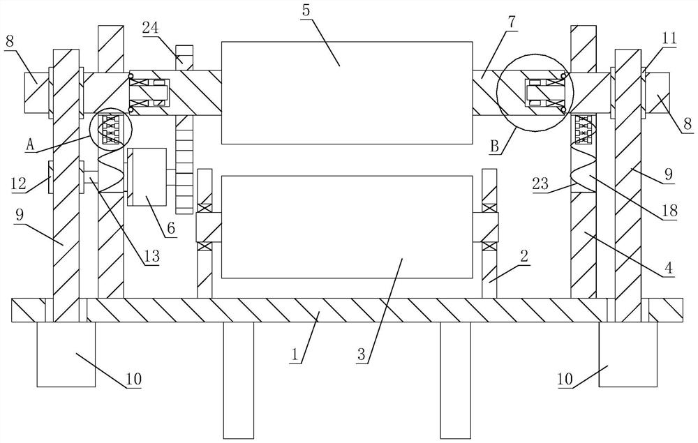 TiAl alloy plate rolling method and device