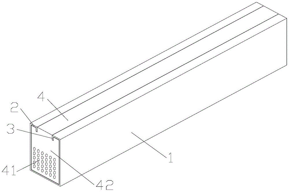 Composite building support structure and manufacturing method thereof