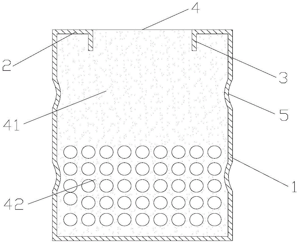 Composite building support structure and manufacturing method thereof