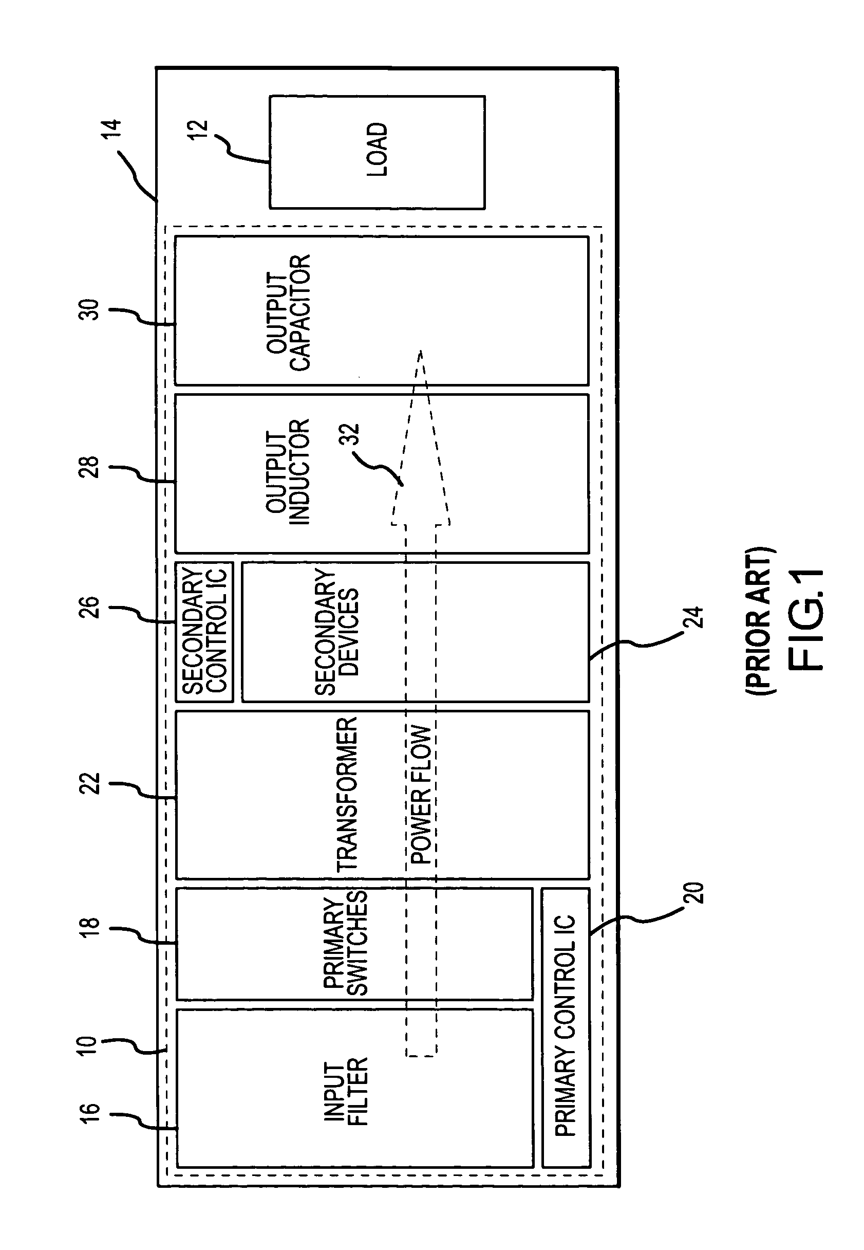 Vertically packaged switched-mode power converter