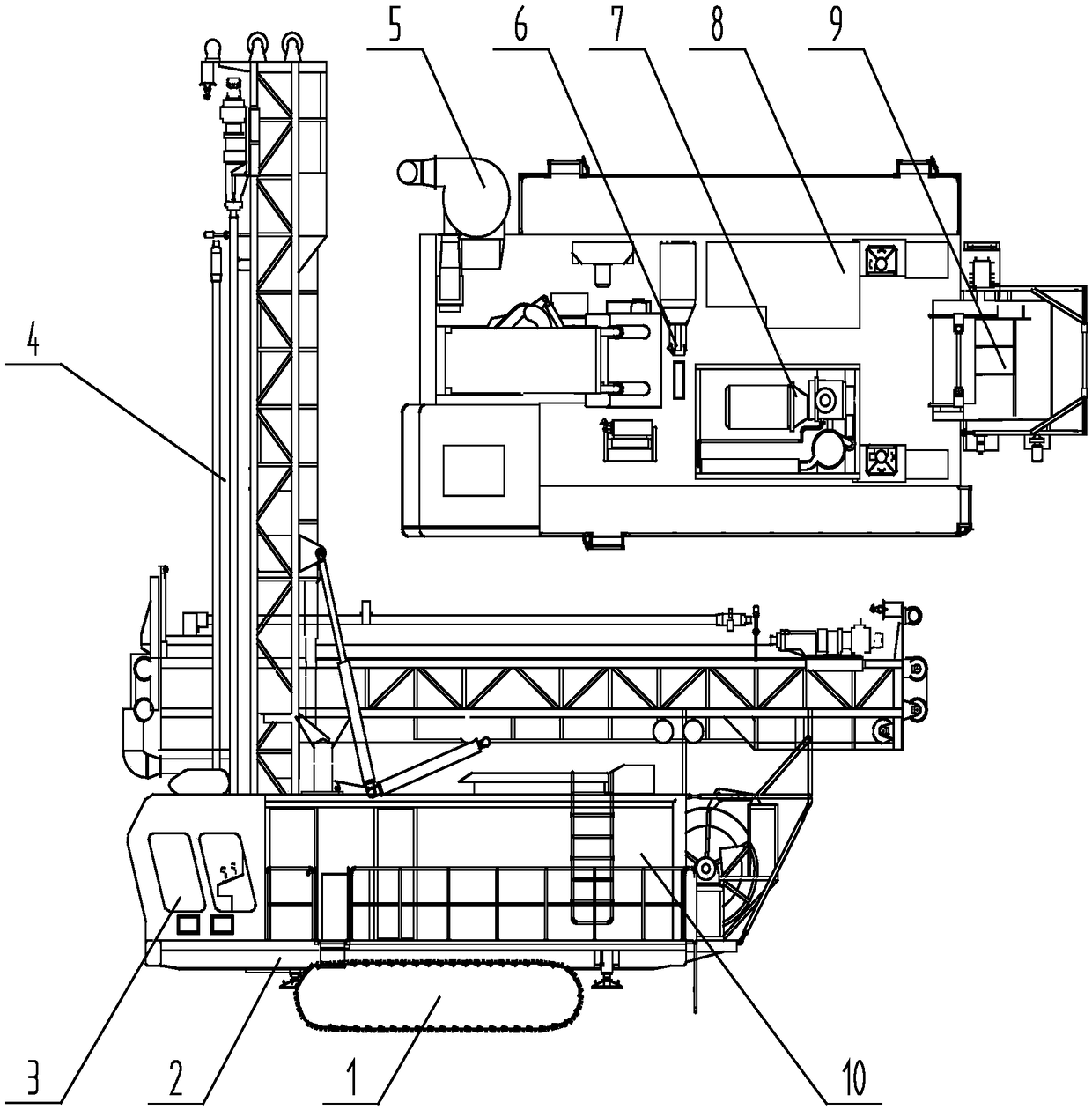 Mine drill-based lithology identification method