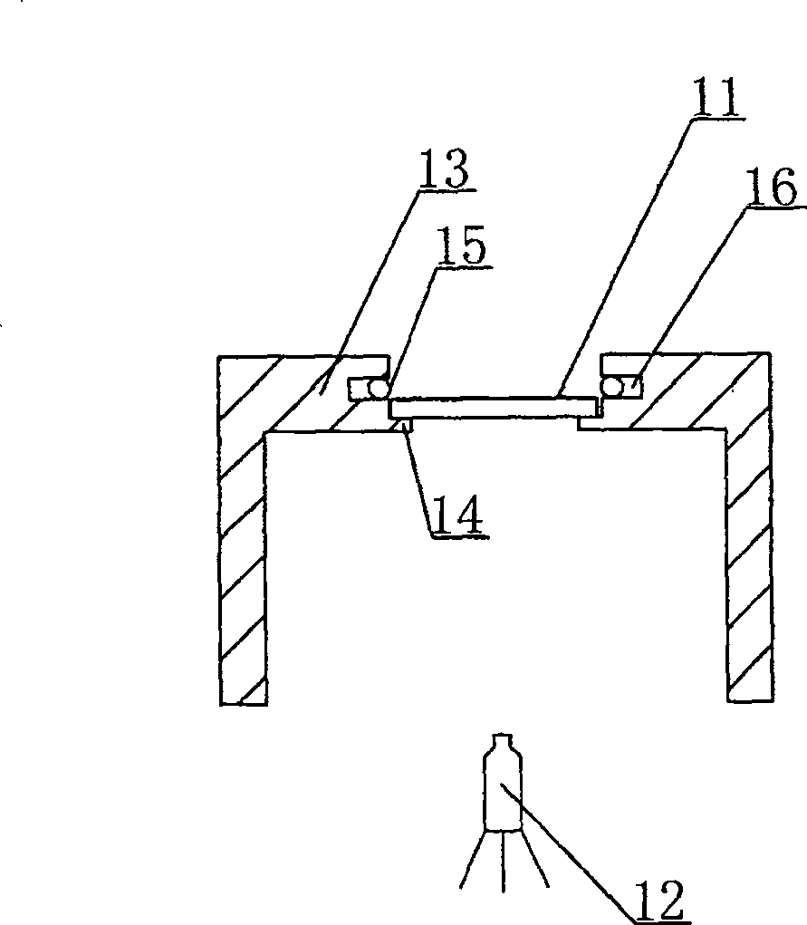 Calligraphy video frequency collecting method and device