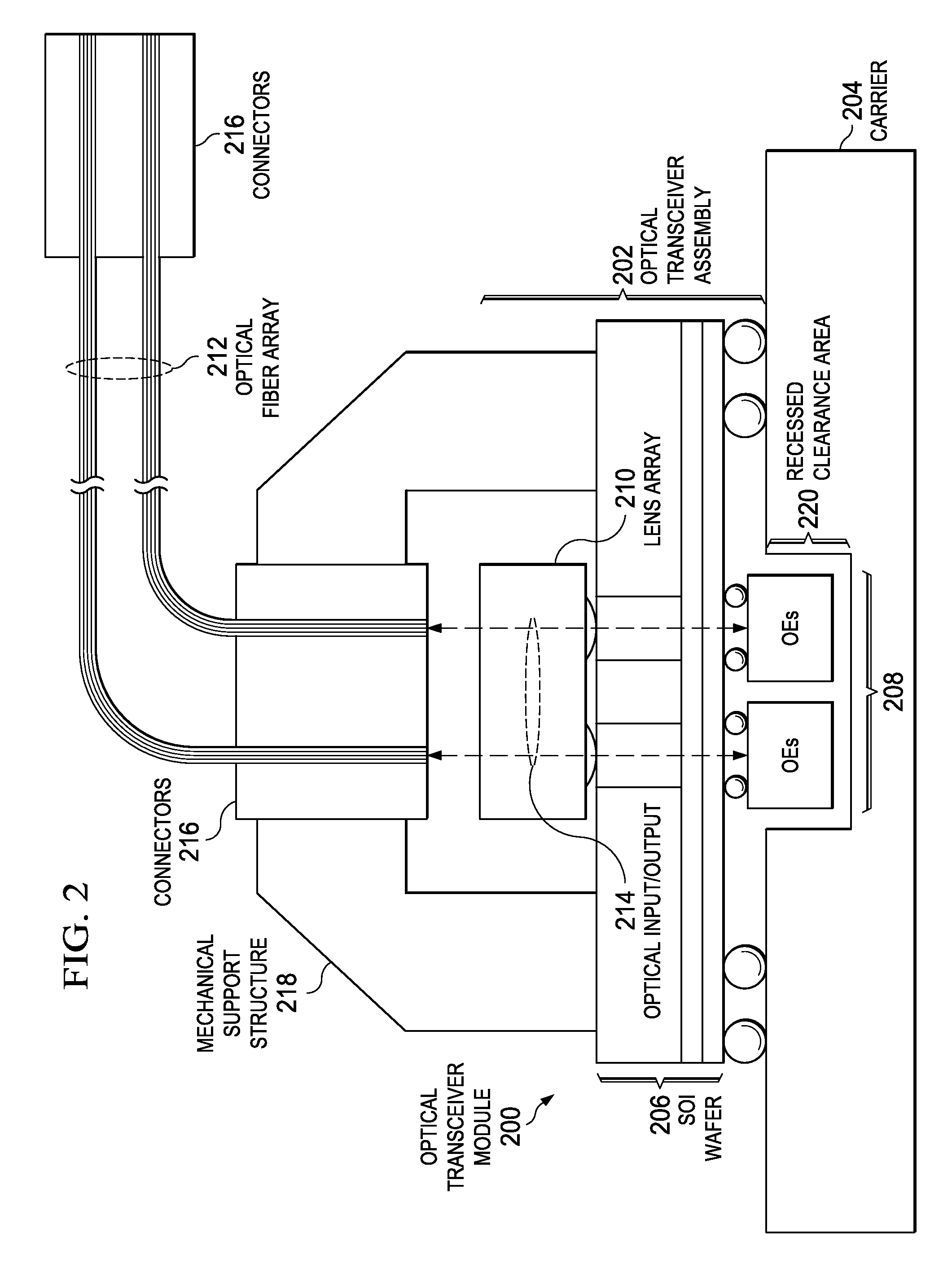 Parellel optical transceiver module