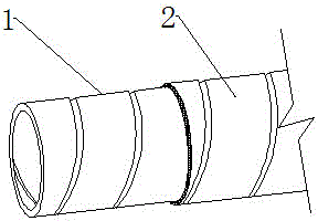 Copper-chromium-based TGr-titanium film thread pipe type air preheater and pipe film component