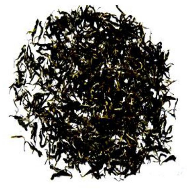 A kind of orchid-flavored ancient tea tree green tea and preparation method thereof