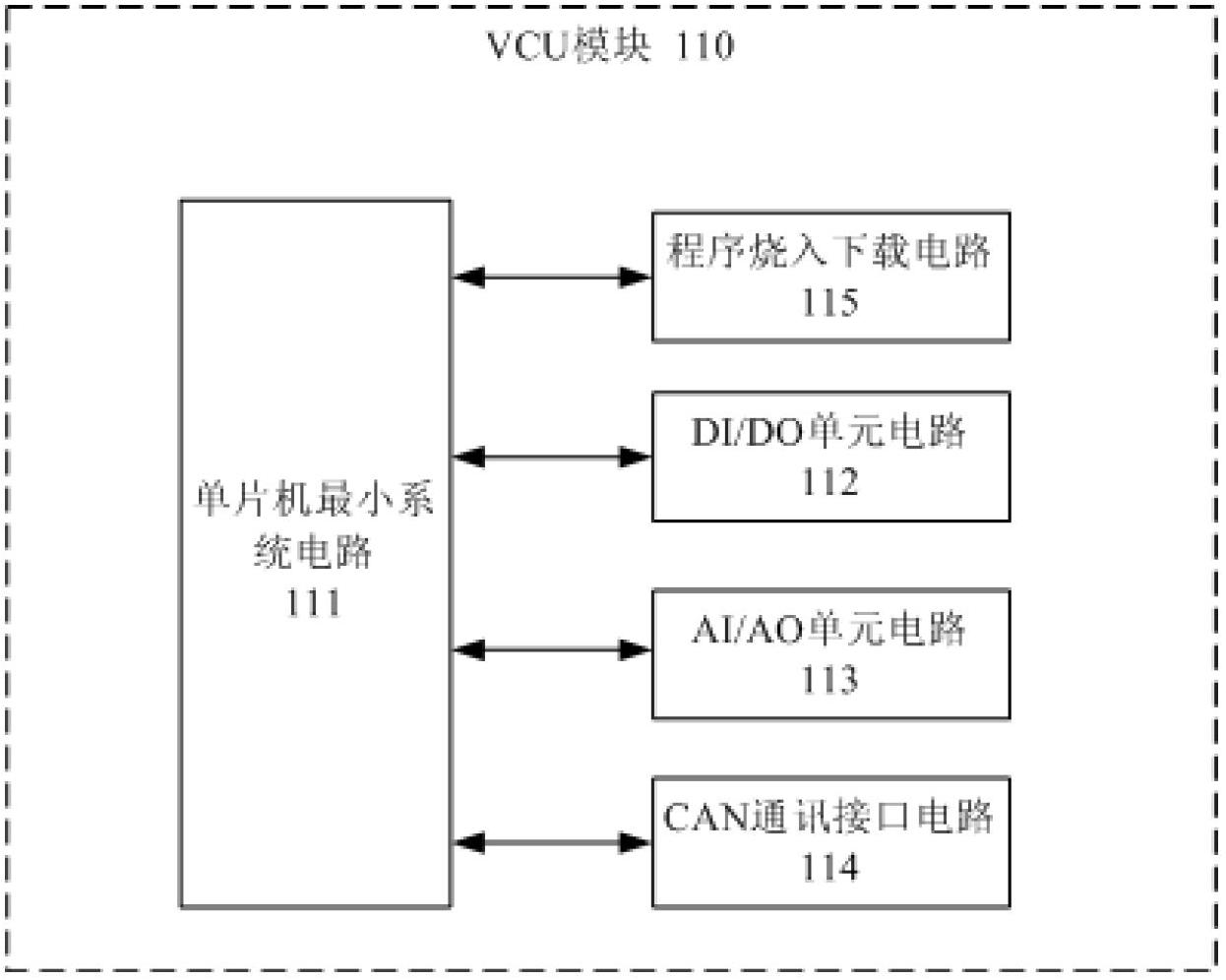 Weak-current power supply system for power control unit (PCU) of electric automobile