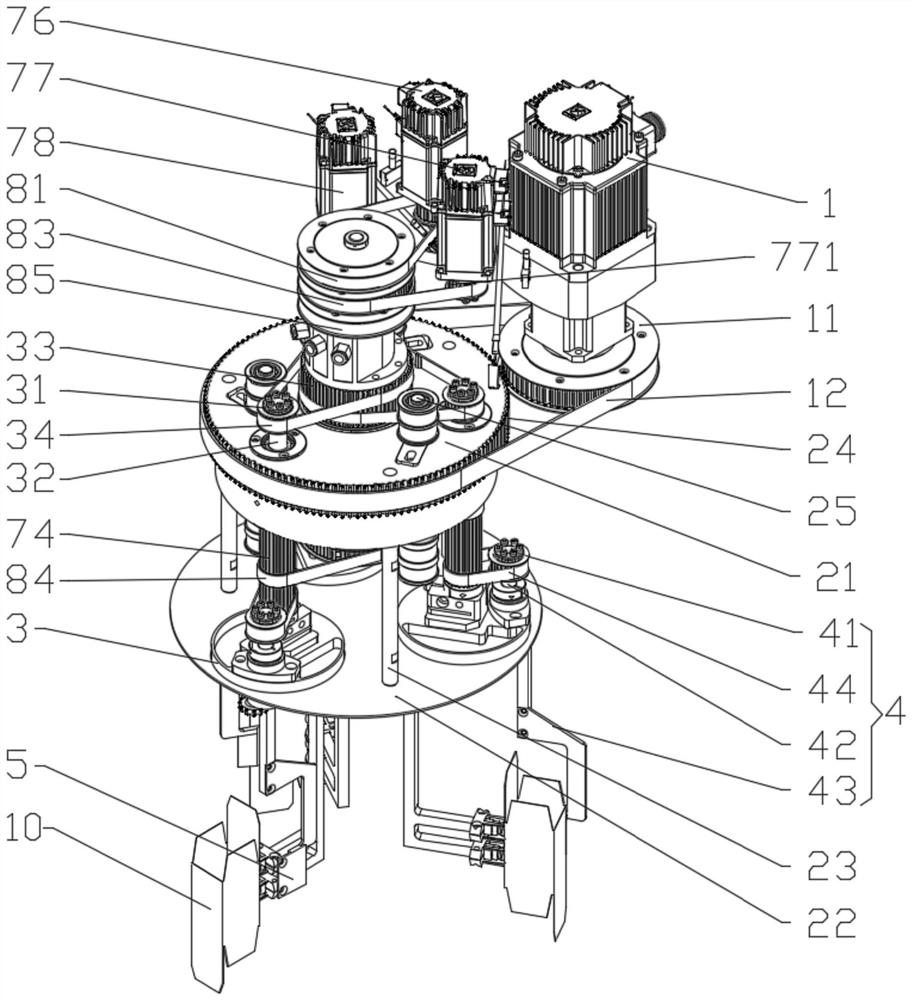 Paper box opening device for box packing machine