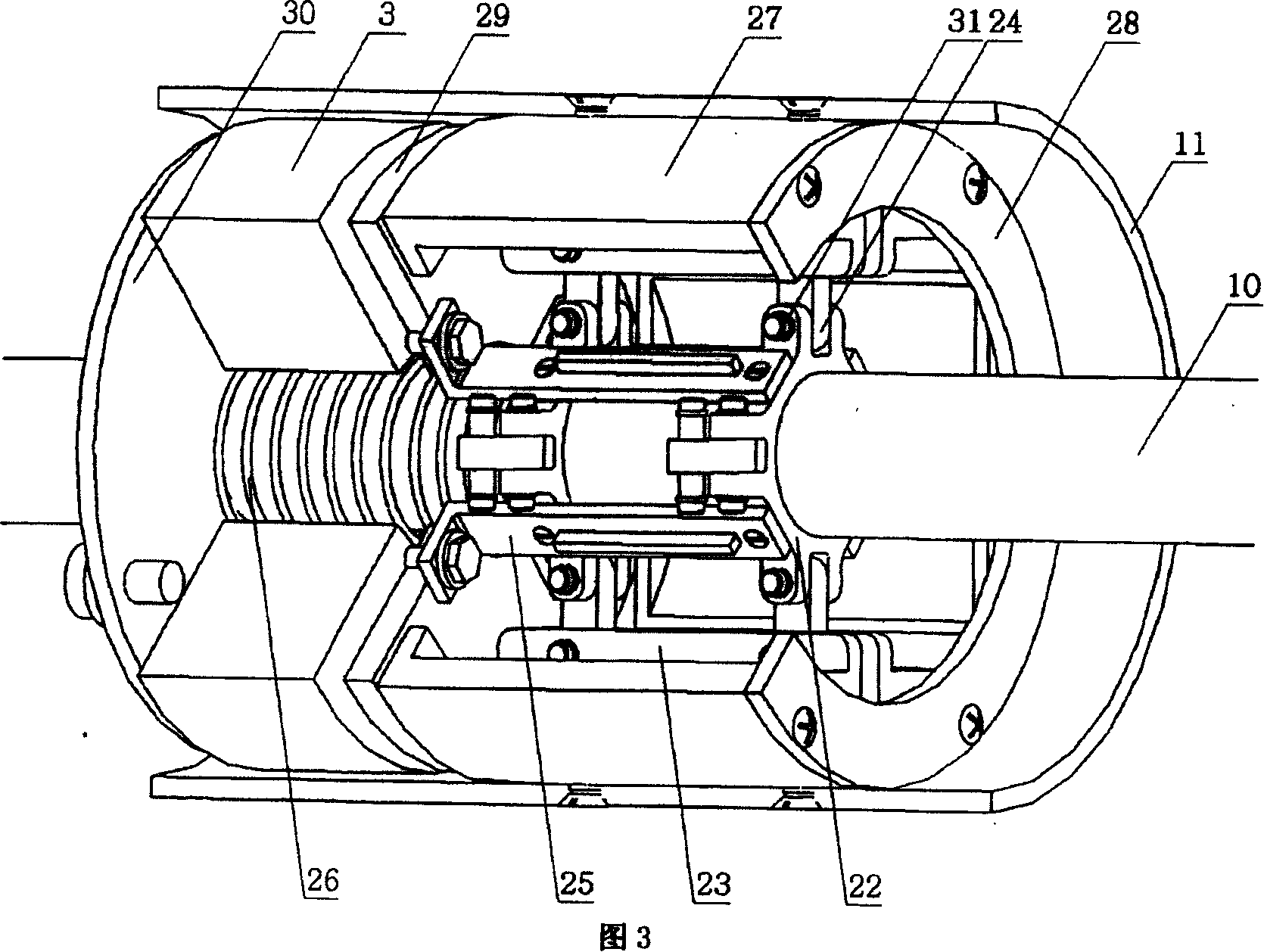 Tube-type electric motor