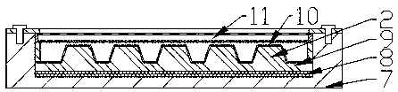 Array-type solar collector plate assembly