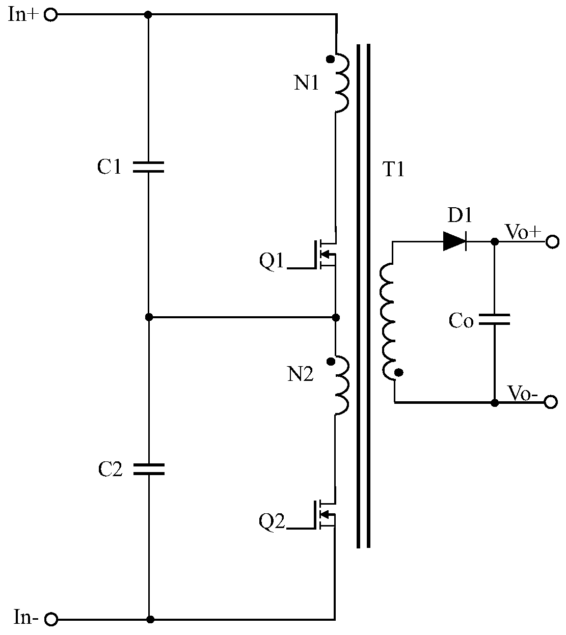 High-voltage power supply circuit