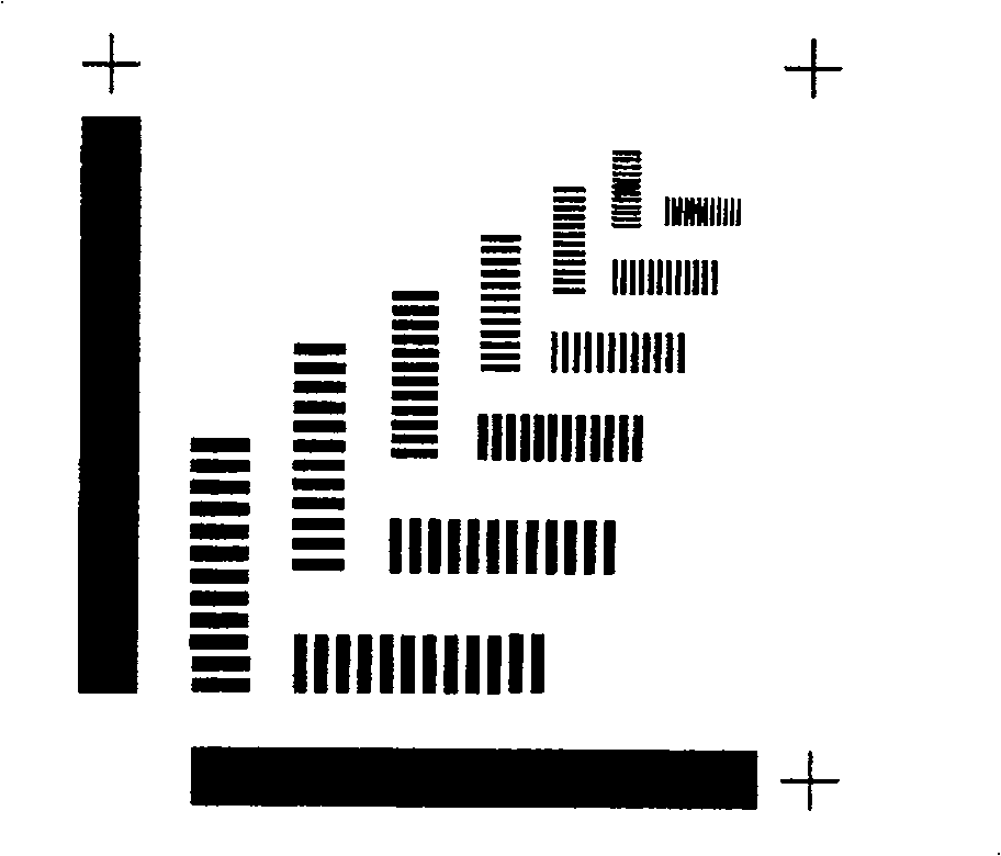 Random pattern measuring method for statistic modulation transfer function