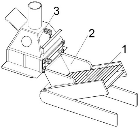 Device for treating bulk solid wastes through coordination of pyrolyzing furnace and plasma gasification