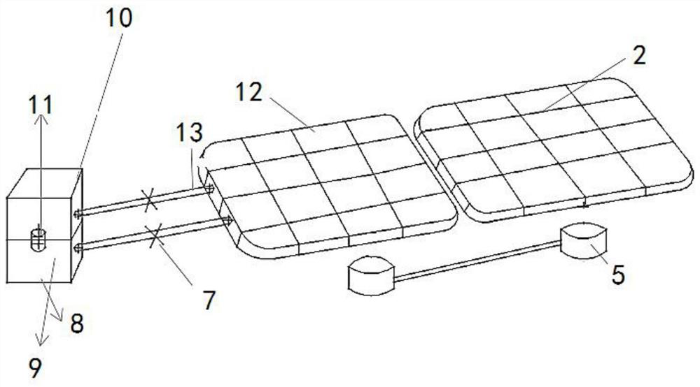 Air cushion bed with alternating air pressure device and acupoint massage function