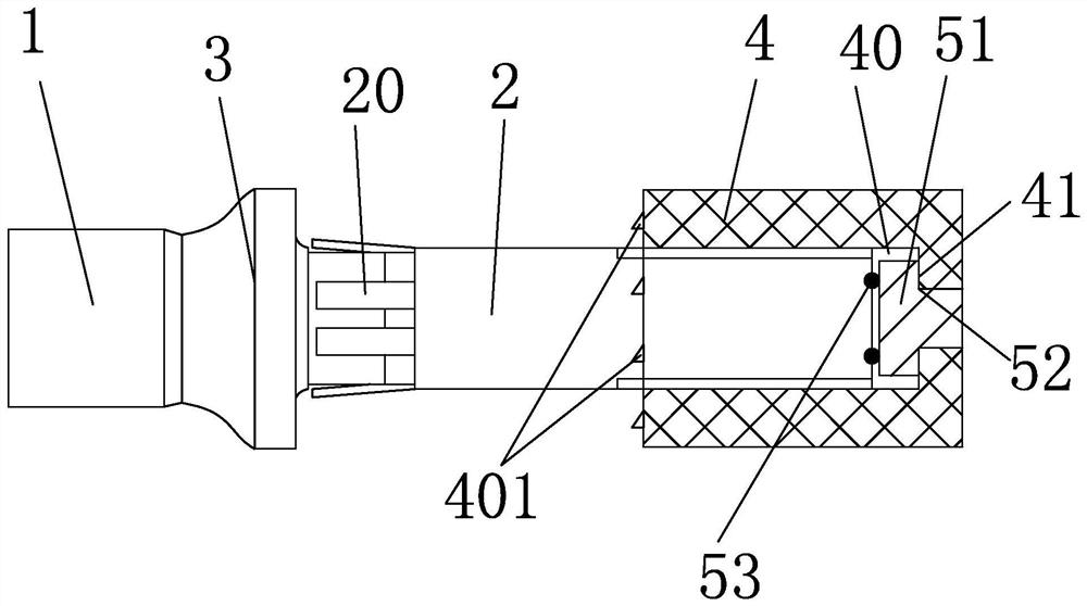 Anti-loosening bolt for automobile and processing method thereof