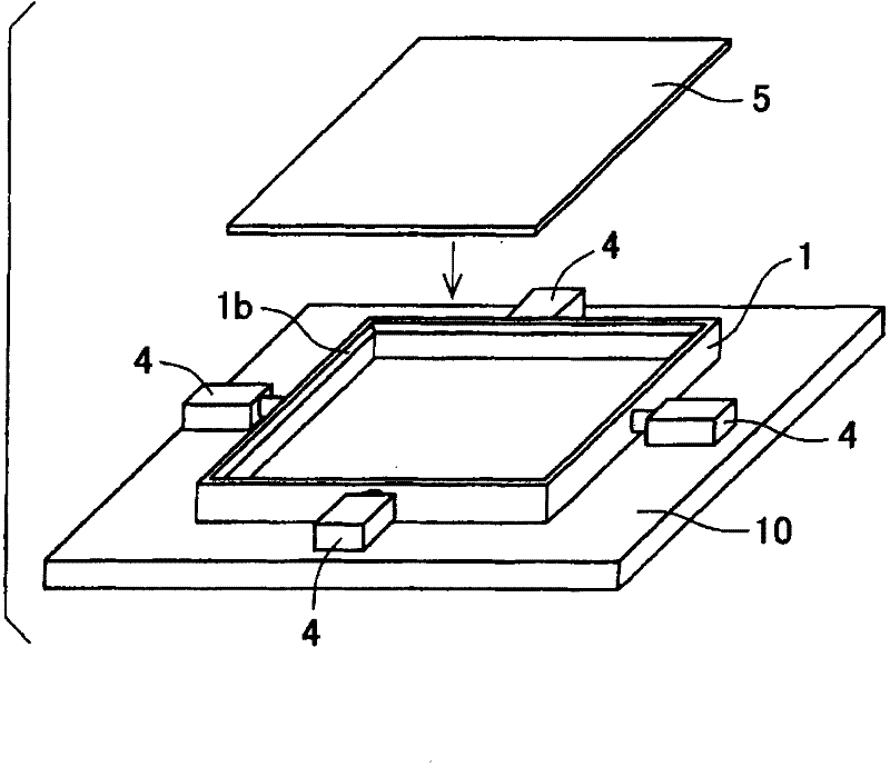 Assembling device for display