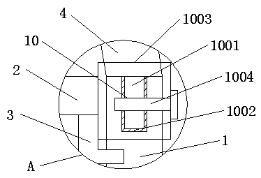 Fixing device capable of preventing snow cover accumulation for agricultural greenhouse