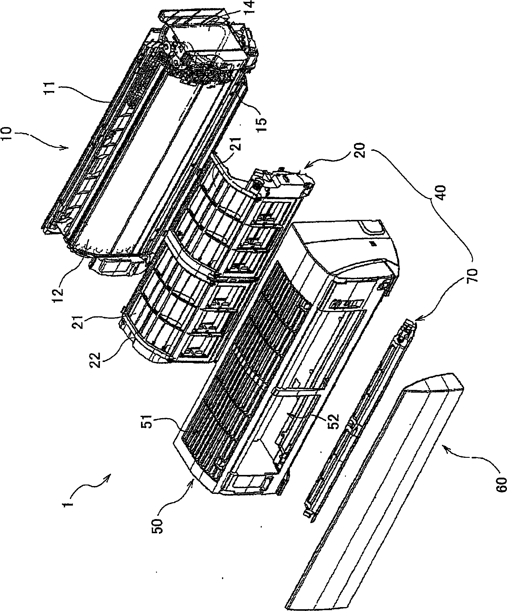Filter cleaning mechanism for air conditioning apparatus