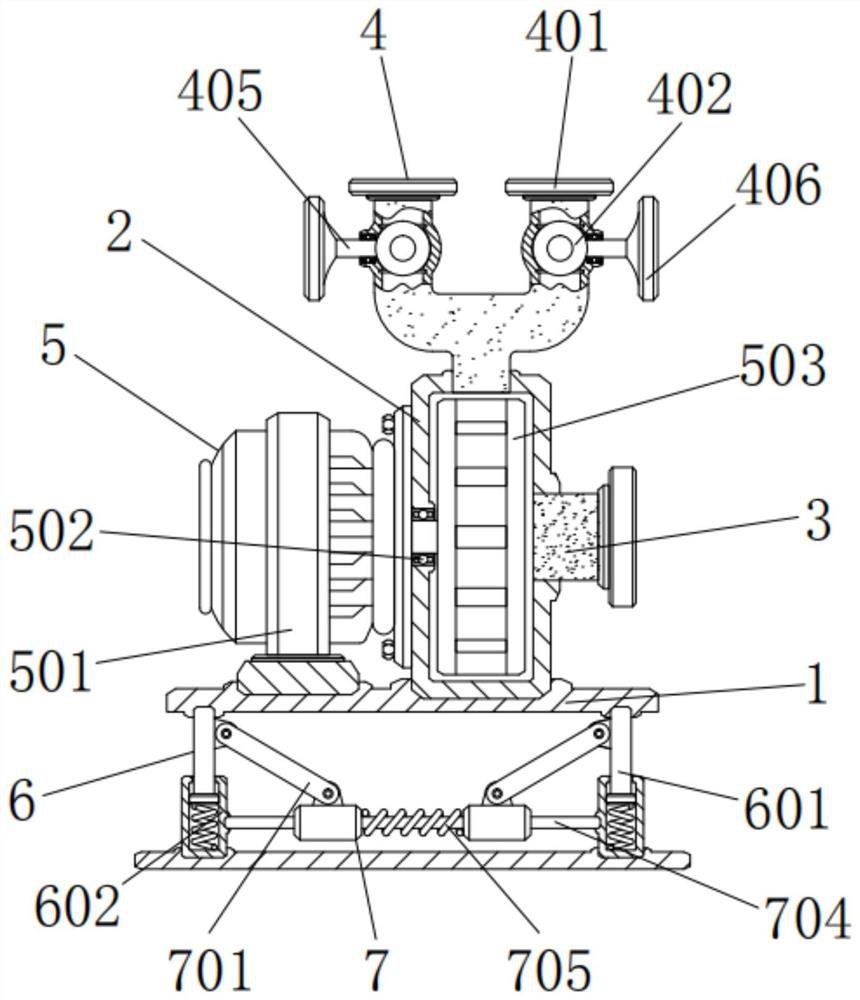 Multi-waterway intelligent output water pump