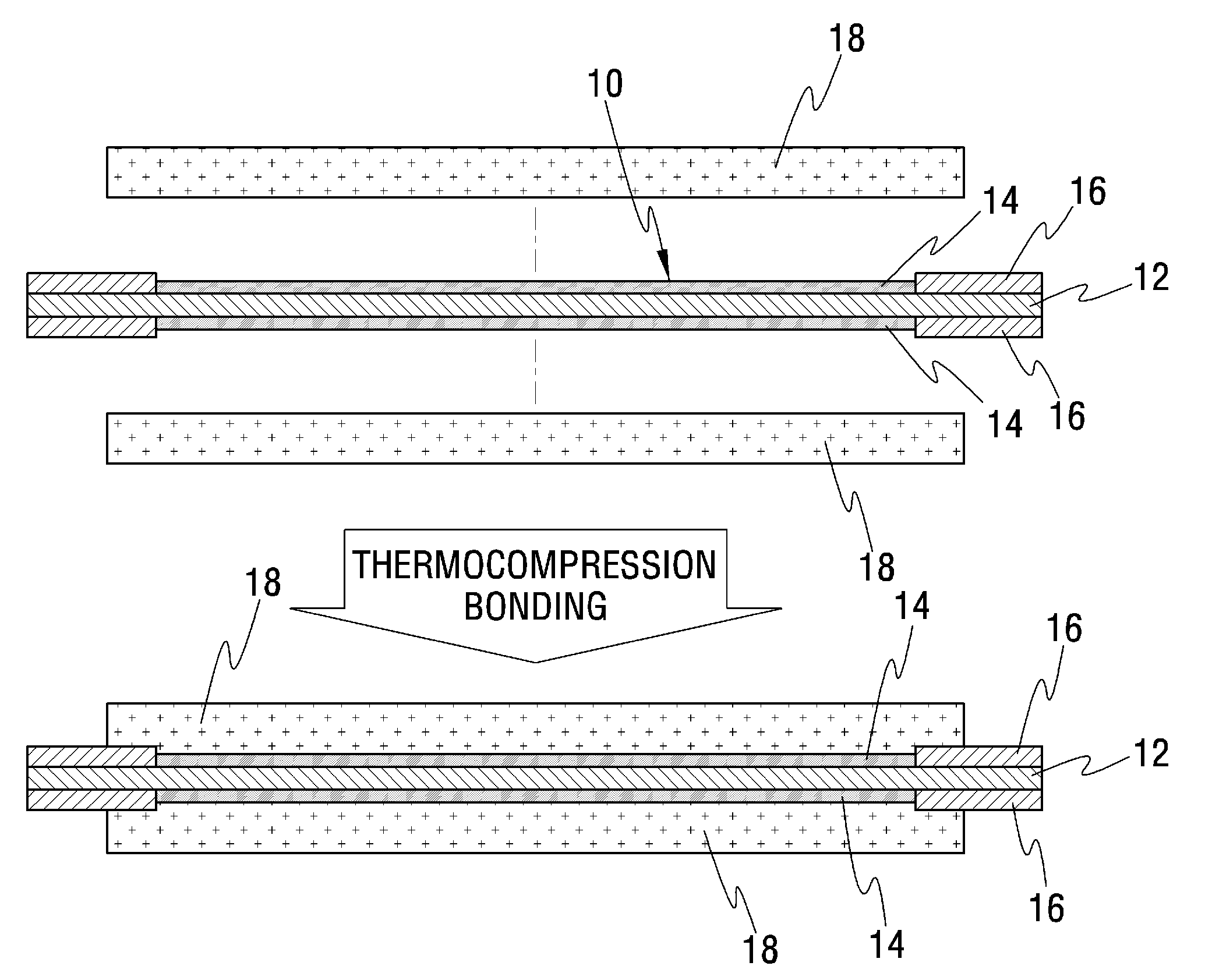 Method for bonding mea and gdl of fuel cell stack