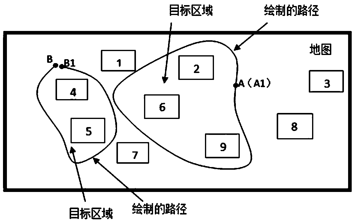 Signal display method and system based on GIS (geographic information system) map