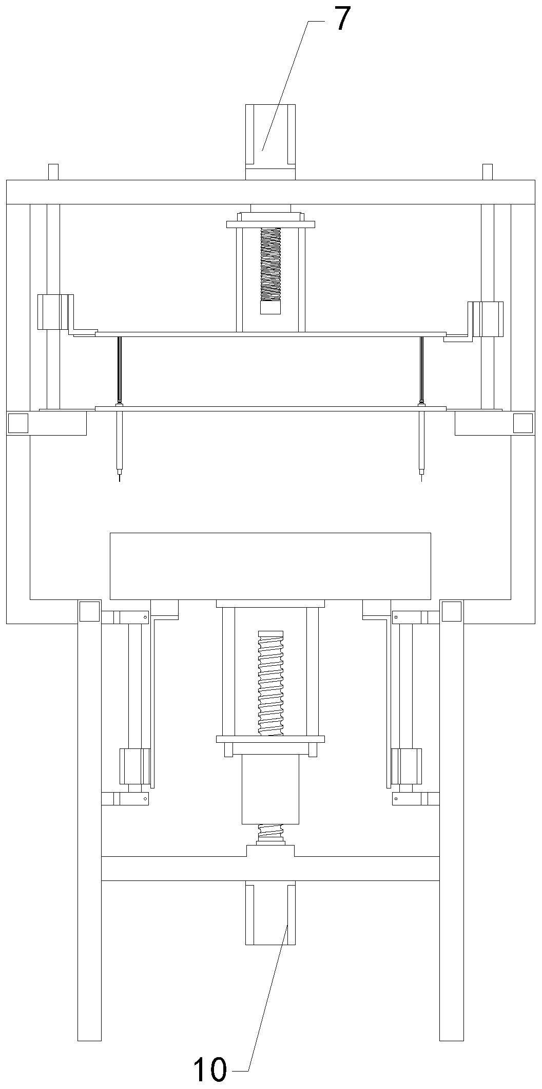 Drip device for automatically producing firecrackers