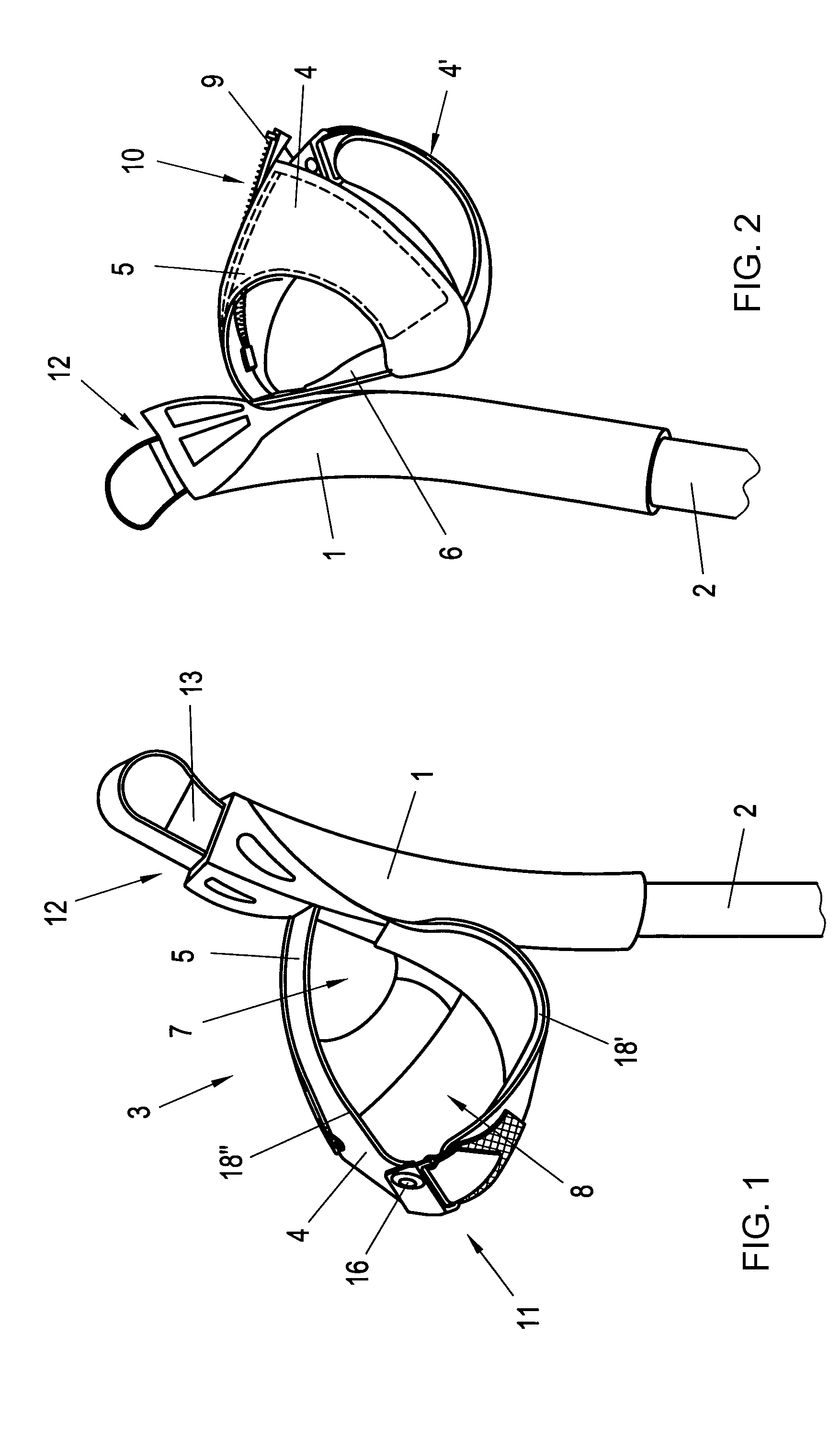 Holding apparatus having adjustment apparatus and separate closing apparatus, attachable to a handle