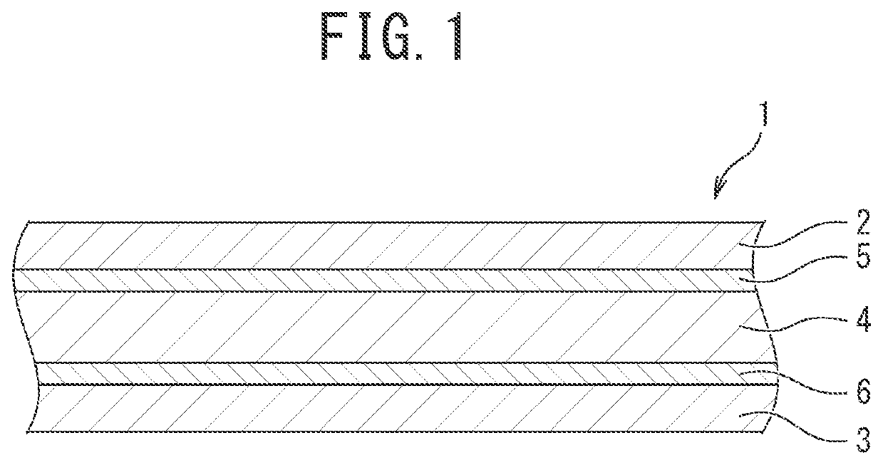 Composition for adhesives, outer package material for electricity storage devices, and method for producing same