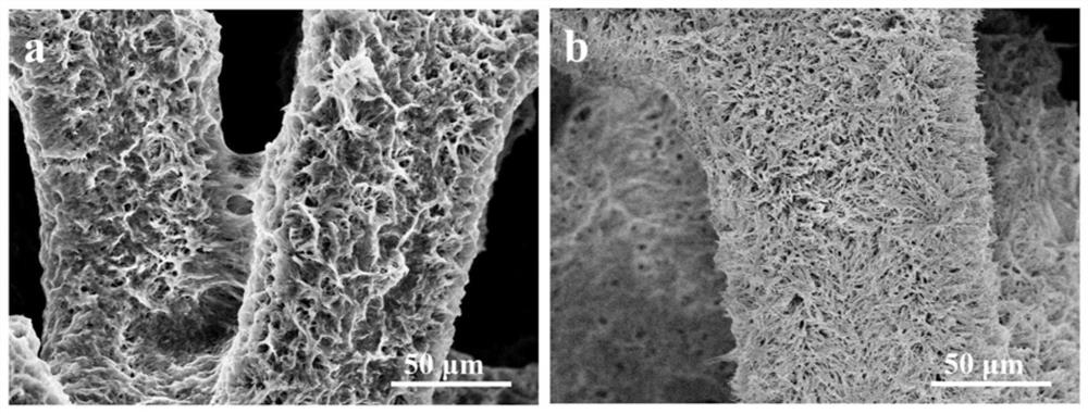 Preparation method of composite nanostructure catalyst based on nickel substrate in-situ etching growth