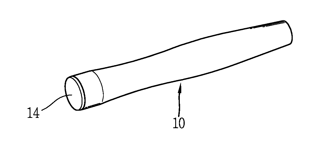Polyurethane foam handle and method for making the same