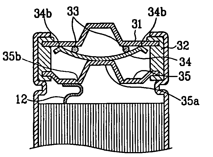 Cap assembly and secondary battery with same