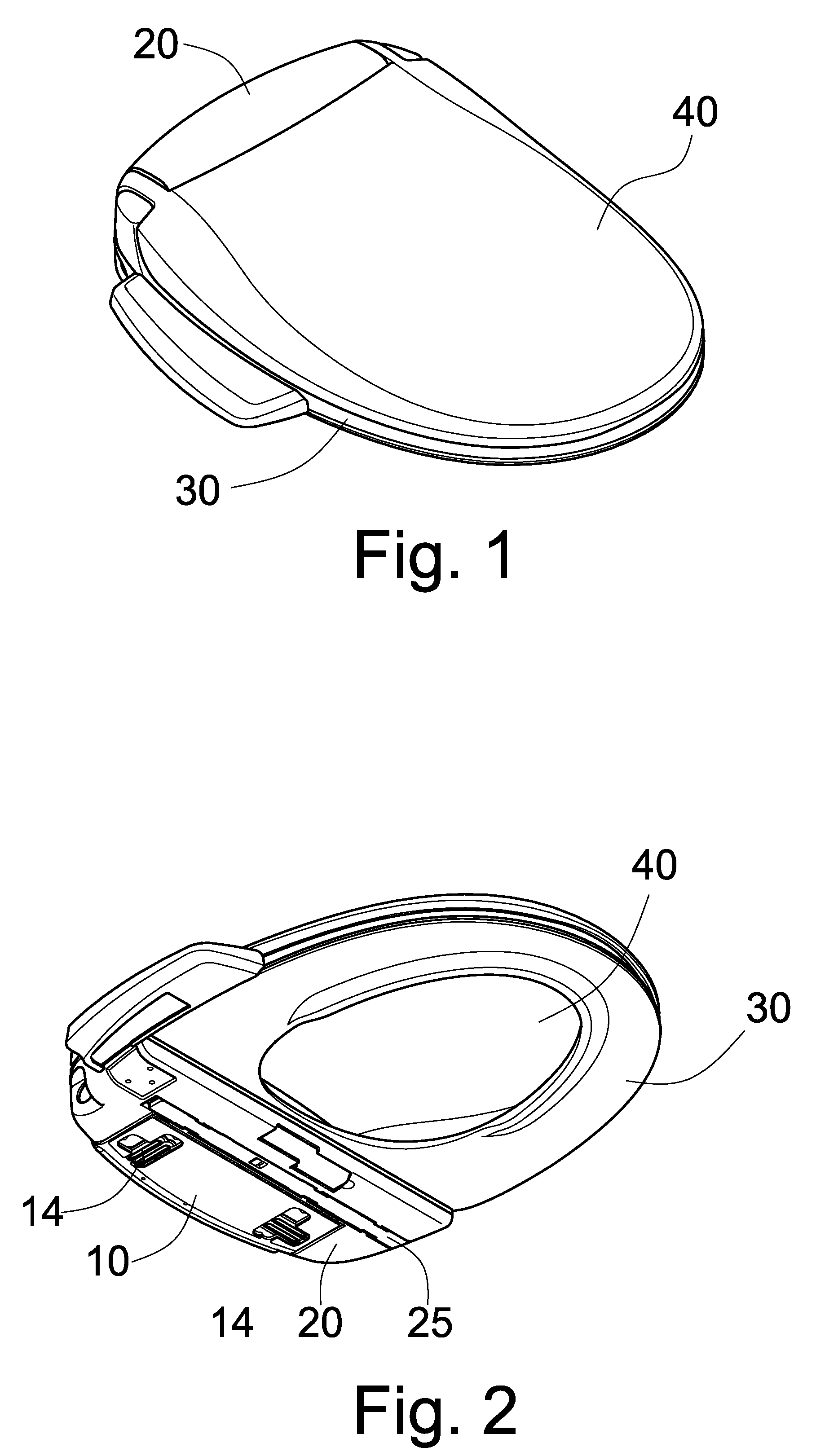 Detachable connective device for toilet seat