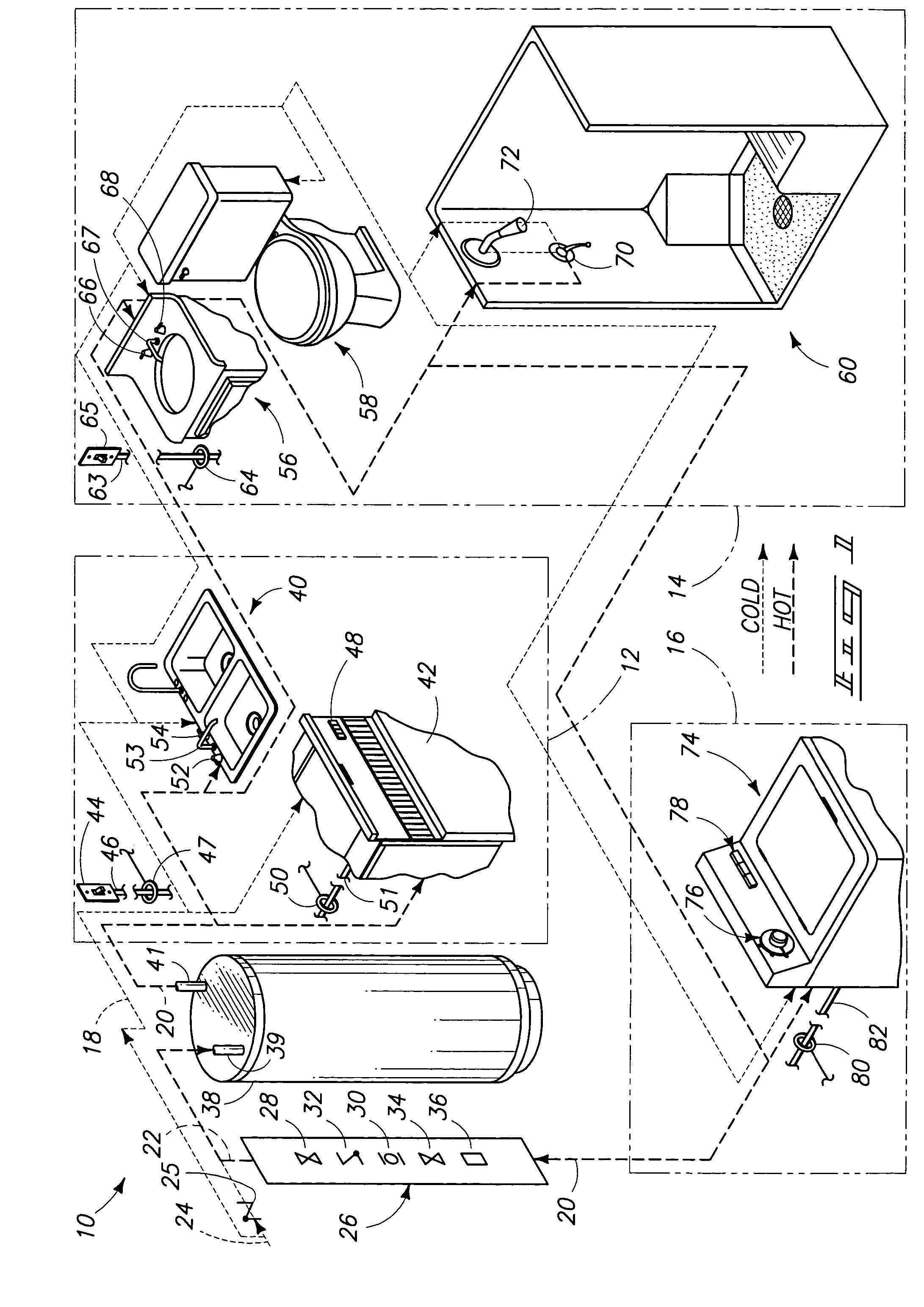 Hot water heater recirculation system and method
