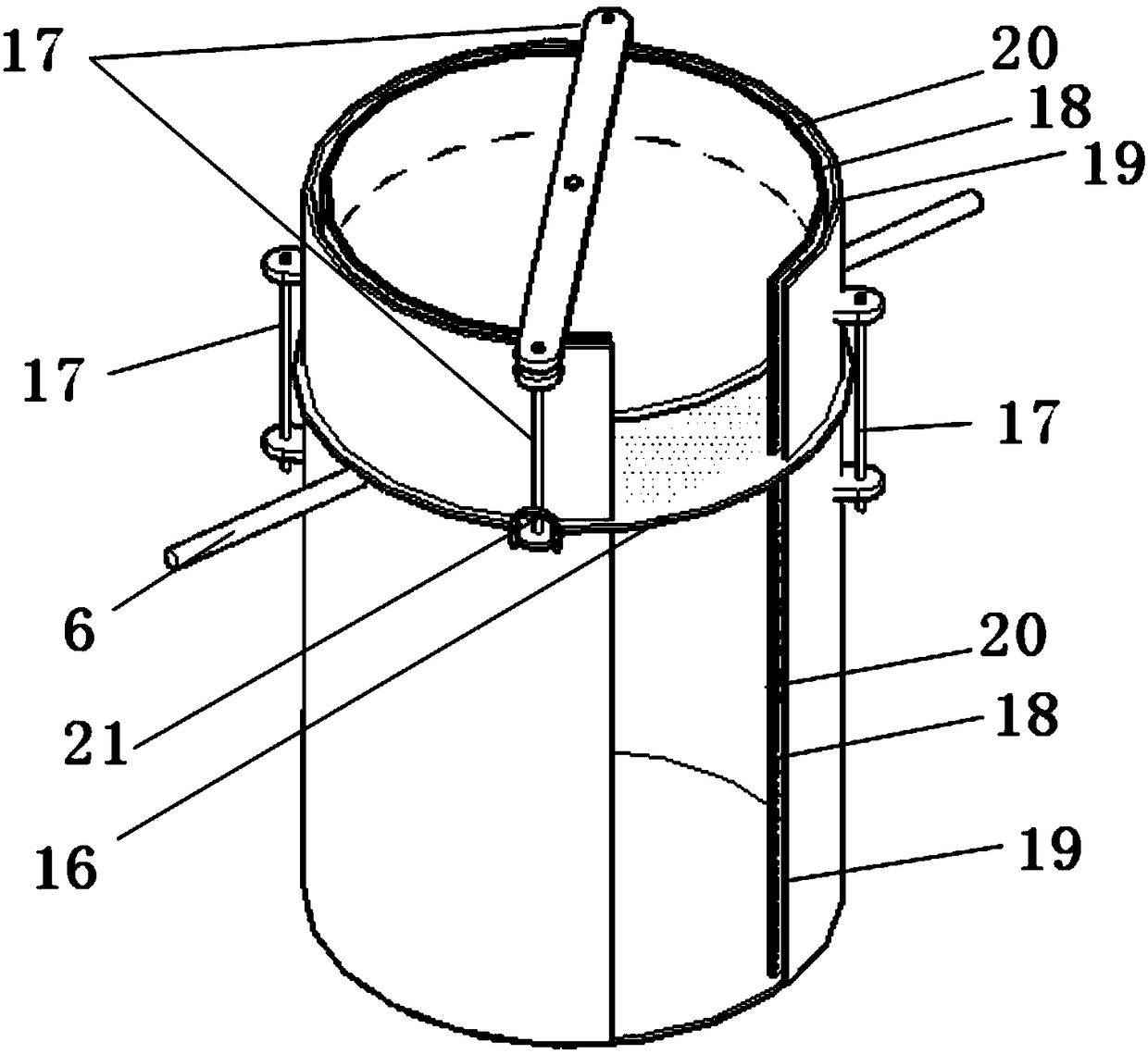 A comprehensive test device and method for the performance of emitters in underground high-efficiency irrigation systems