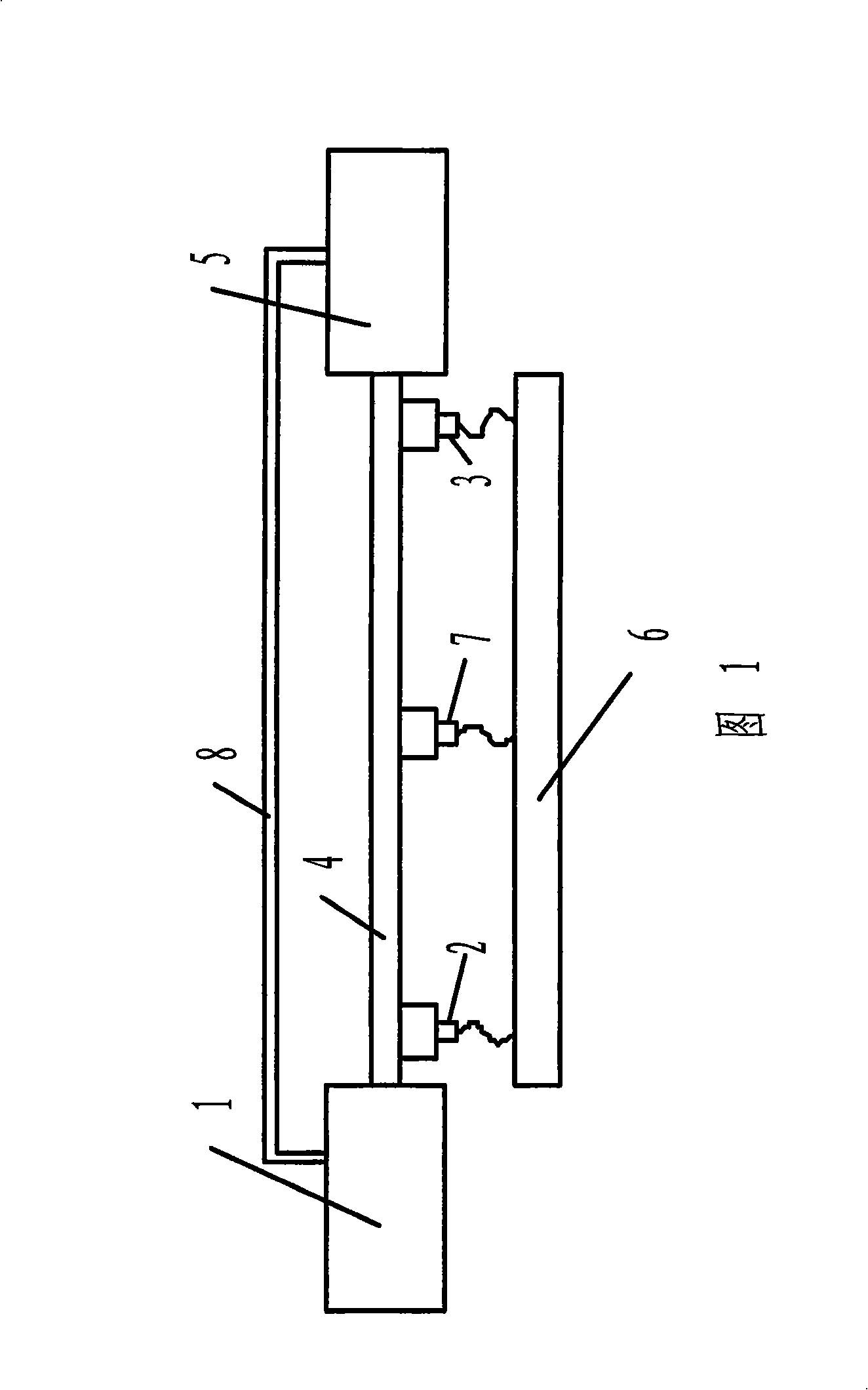 Method and device for measuring high polymer molten volume flow
