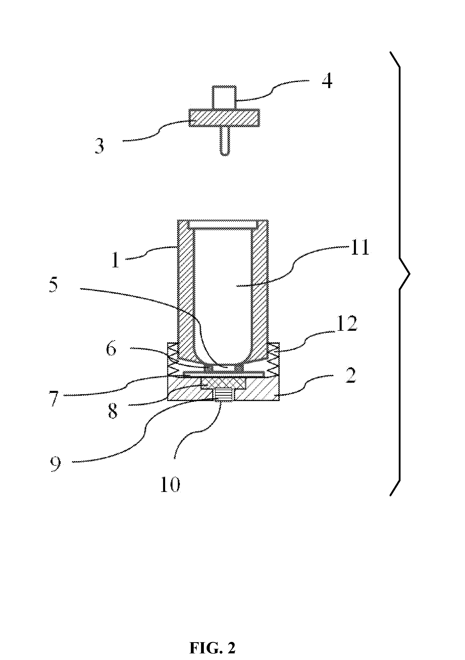Device for measuring electrical treeing of medium voltage cables
