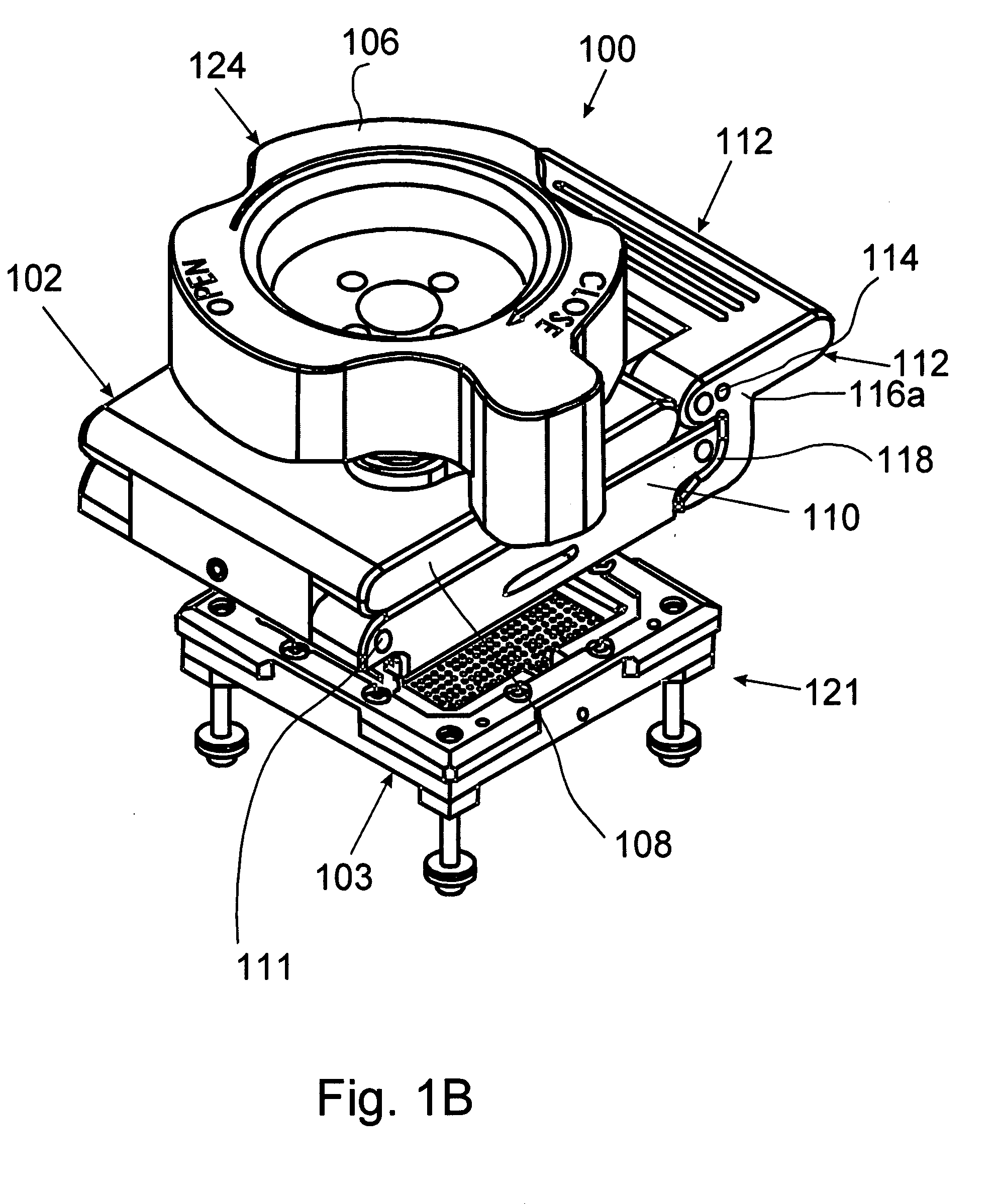 Object-clamping lid subassembly of a test socket for testing electrical characteristics of an object