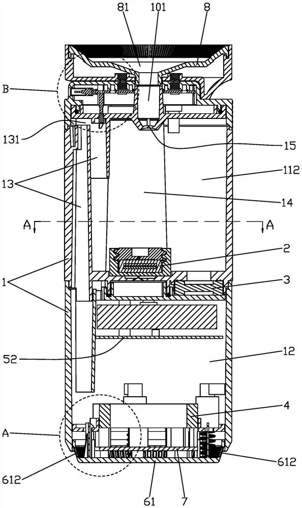 Vehicle-mounted spray type hypochlorous acid sterilization instrument