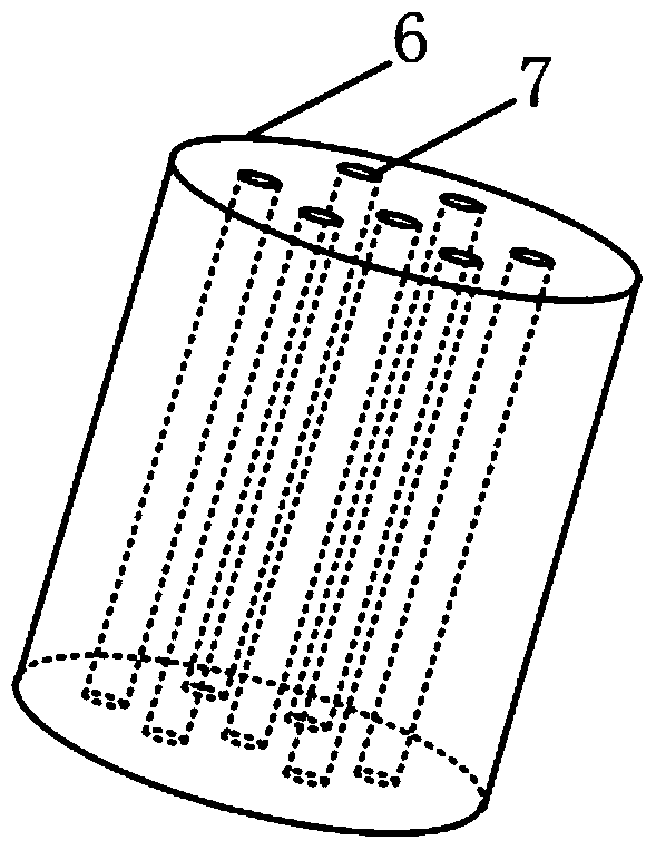 A preparation method of multi-core optical fiber coupler based on microhole processing