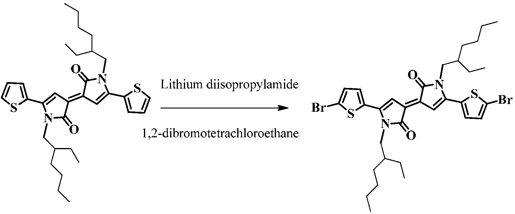 Conjugated micromolecule material based on bithiophene dipyrrole and derivatives thereof, and preparation method and application thereof