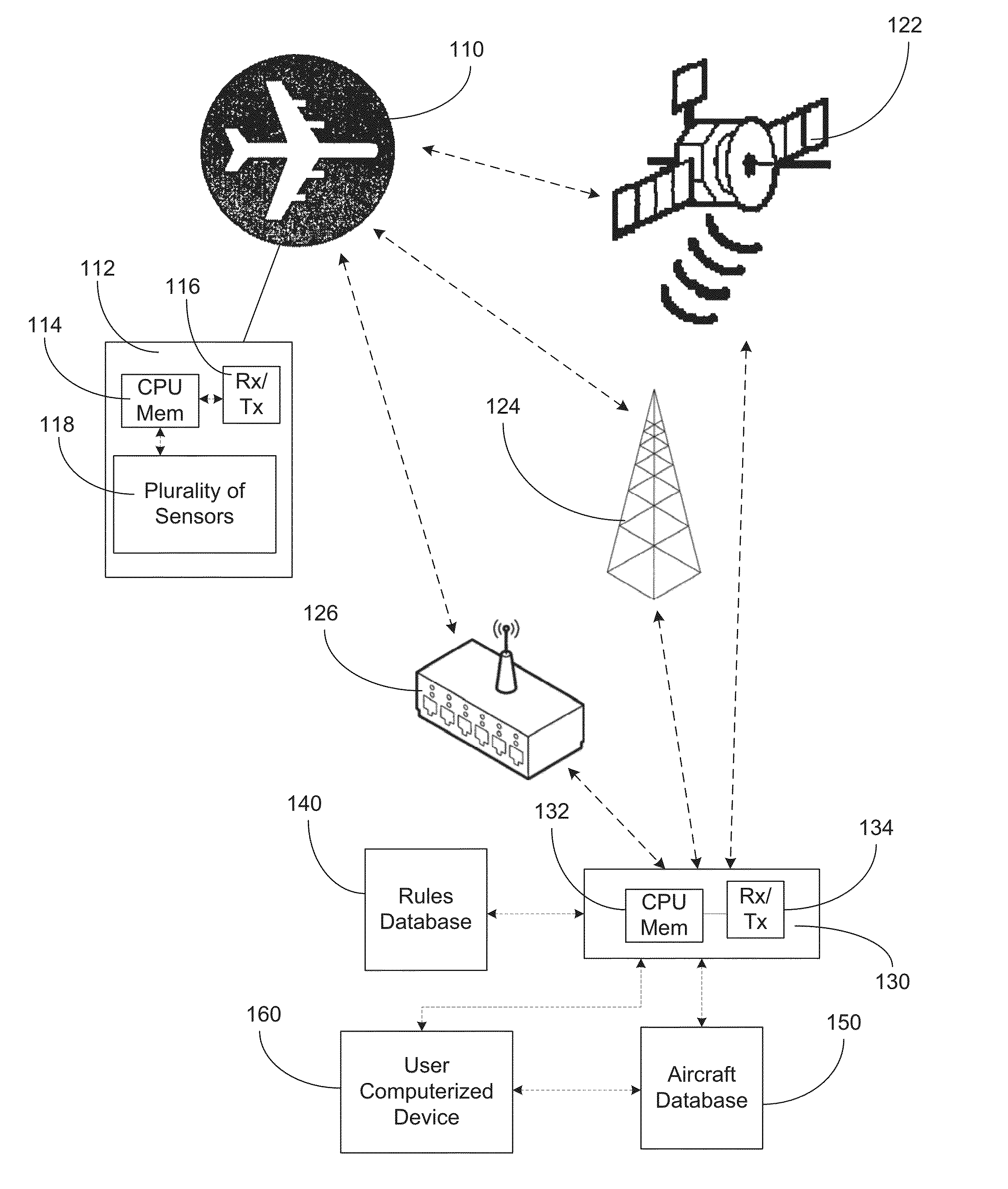 System for automated recording of aircraft flight and maintenance information and associated methods